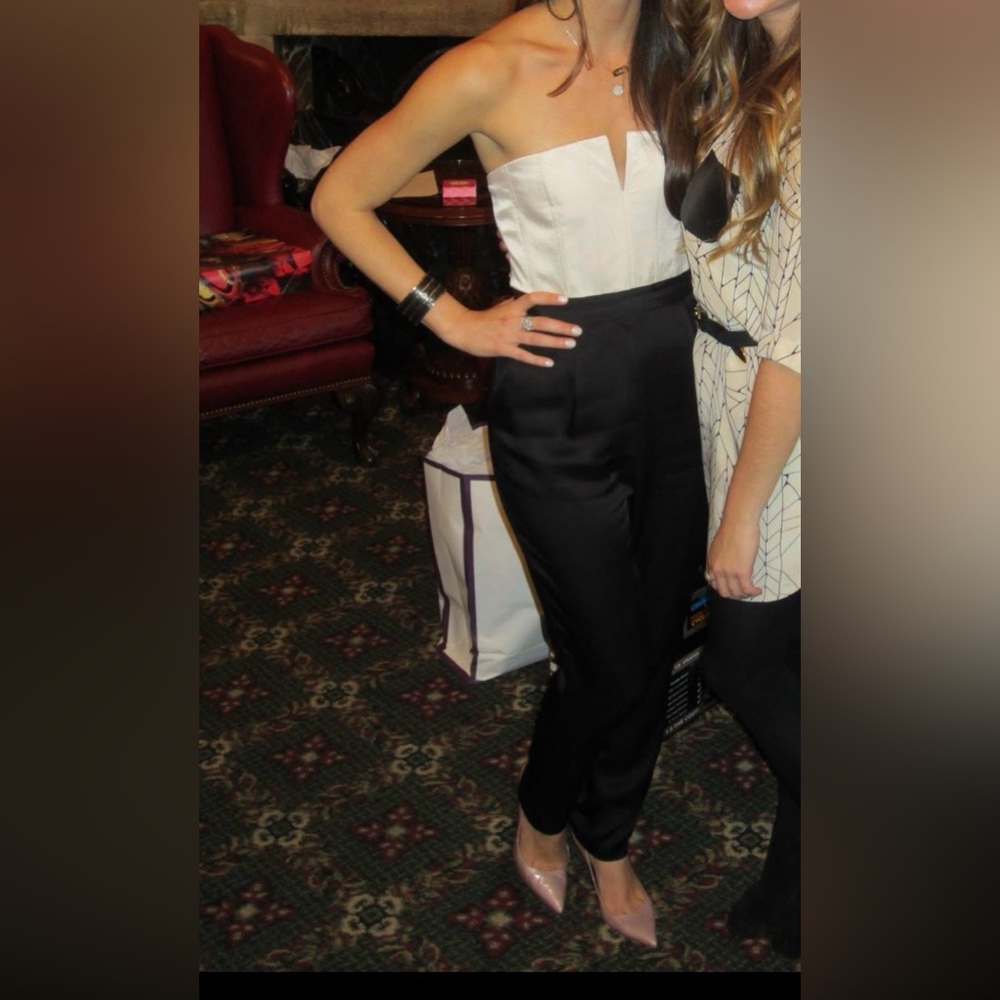 Alice + Olivia Black & White jumpsuit